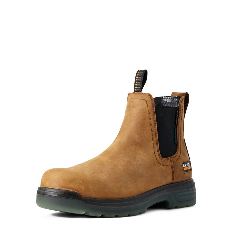 Ariat Turbo Chelsea CSA - Werkschoenen Bruin Heren - 14752-466